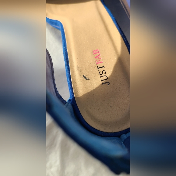 Lorienne Cobalt Wedges - Picture 9 of 16